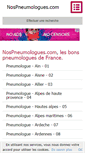 Mobile Screenshot of nospneumologues.com